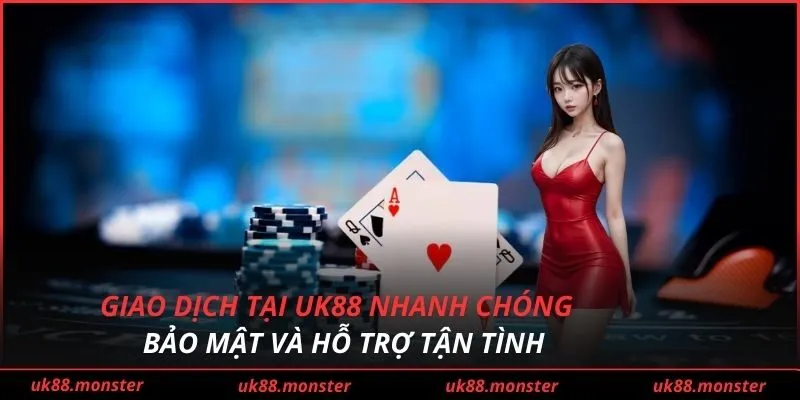 Giao dịch tại UK88 nhanh chóng, bảo mật và hỗ trợ tận tình