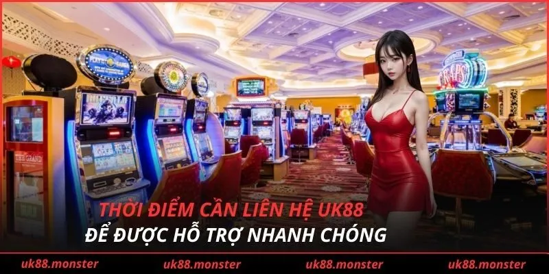 Thời điểm cần liên hệ UK88 để được hỗ trợ nhanh chóng