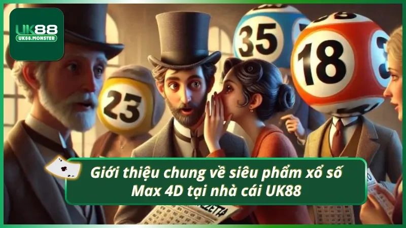 Giới thiệu về siêu phẩm quay số Max 4D tại UK88