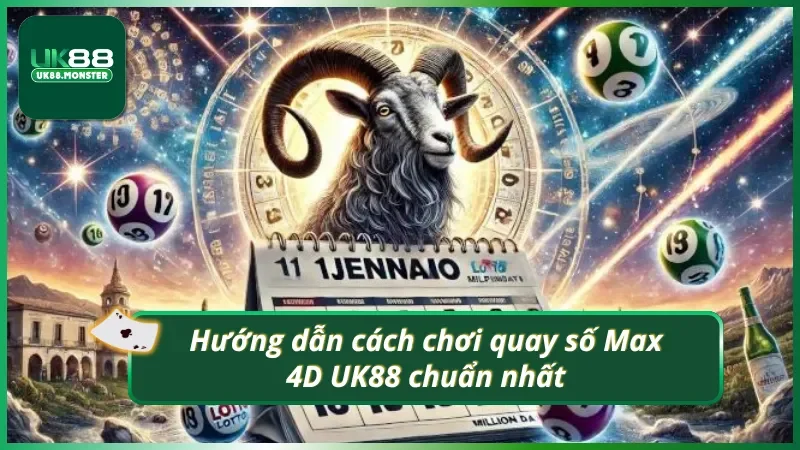 Hướng dẫn cách chơi xổ số Max 4D UK88 chuẩn nhất